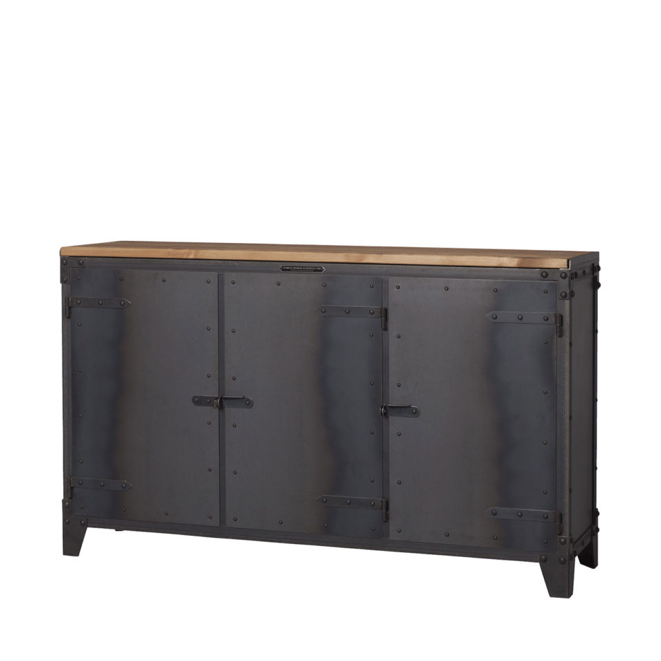 Sideboard PX 3 Steel. Inspired by tool cabinets.