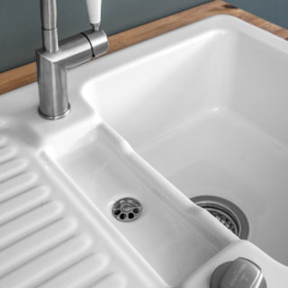 Ceramic sink. In white and dark grey Top Quality by Villeroy & Boch