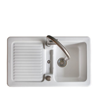 Ceramic sink. In white and dark grey Top Quality by Villeroy & Boch