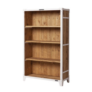 Shelf PX Wood. Shelf body made of strong steel angles lined with wooden planks.