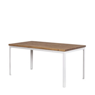 Tisch PX aus Stahl und Holz. Handgertigt