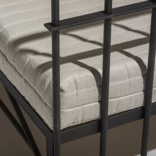 Steel Jailhouse Bed in Authentic with Mattress by Noodles Noodles & Noodles Corp.