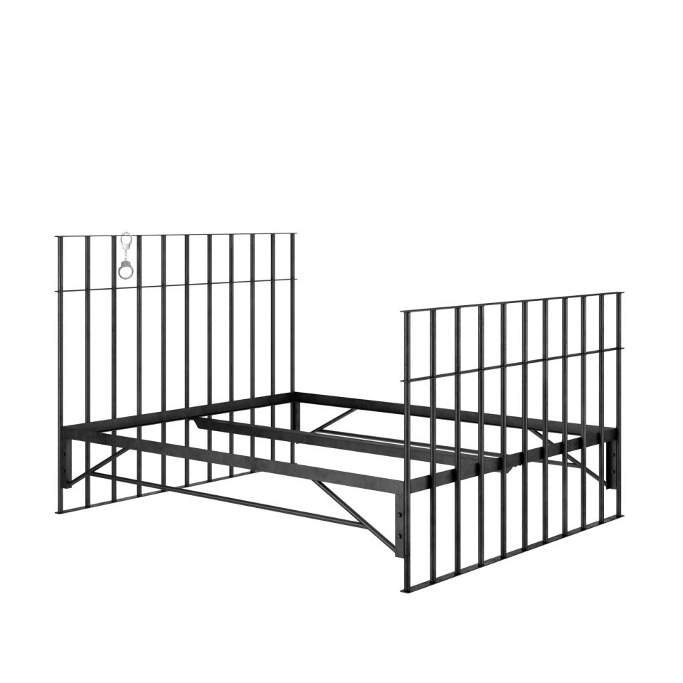 Steel Jailhouse Bed in Authentic - Freestanding- by Noodles Noodles & Noodles Corp.