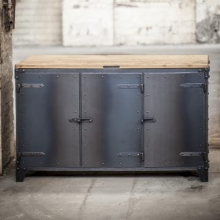 sideboard-px-3-authentic in steel and wood from Noodles Noodles & Noodles Corp.