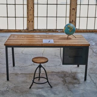 SchreibtischPX-Industrial-Stahlmöbel-Tisch-Schubladen