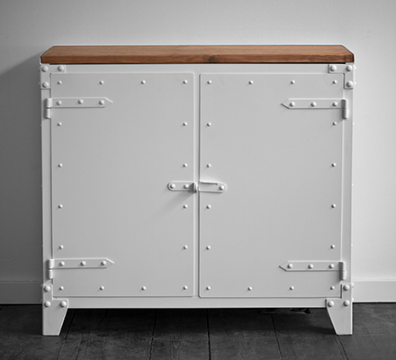 Sideboard PX 2 Steel in Pure White